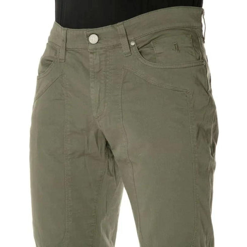 Pantalone Uomo cinque tasche slim fit Militare Jeckerson- Francavilla Moda